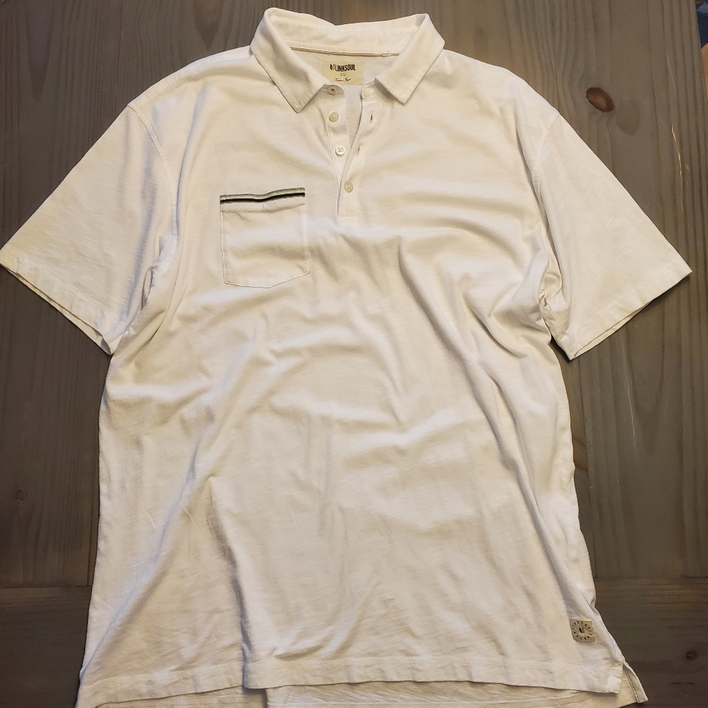 Linksoul "Hopper" Polo White XL